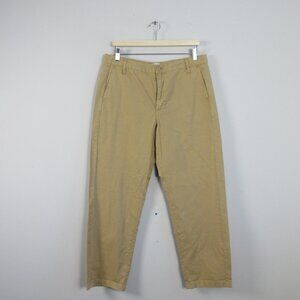 J. Crew Factory Khaki Straight-Leg Trousers